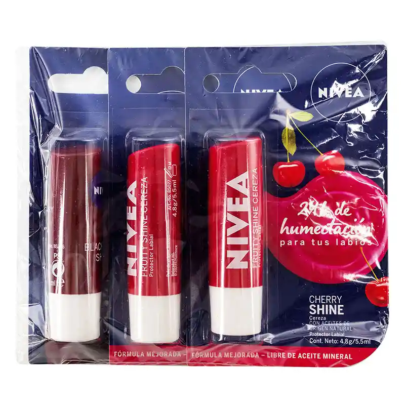 Nivea Protector Labial Pack x 3