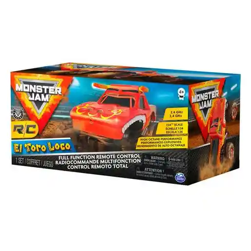 Monster Jam Juguete Rc 1:24 el Toro Loco 6060517