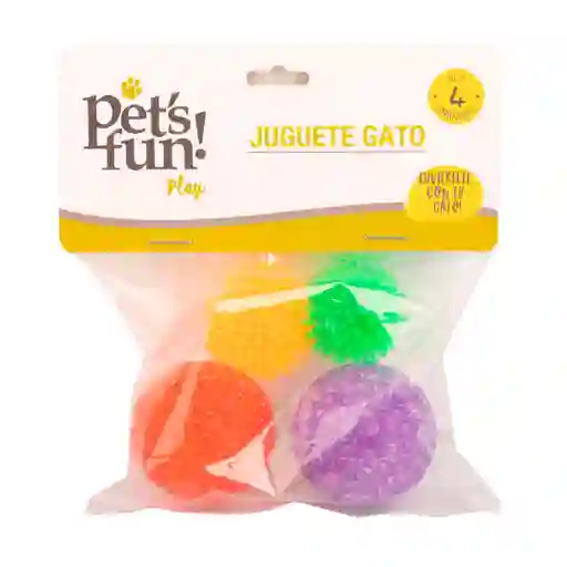 Juguete Gato Pack Pelotitas Surtido
