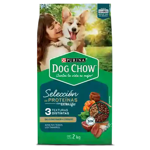 Comida para Perros Purina Dog Chow Selección Proteina Cordero x 2 kg