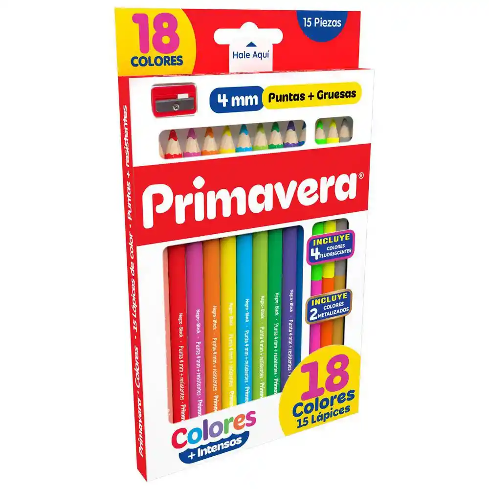 Colores Primavera X15 (18 Colores) Primavera