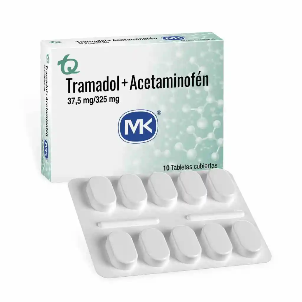 Acetaminofen + Tramadol 325/37.5 Mg X