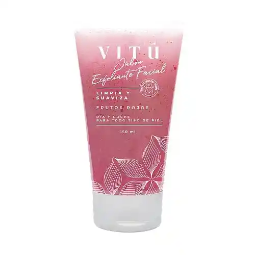 Jabón Vitú Exfoliante Facial Frutos Rojos