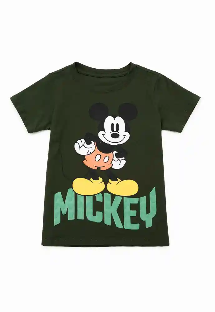 Camiseta Manga Corta 2t-verde
