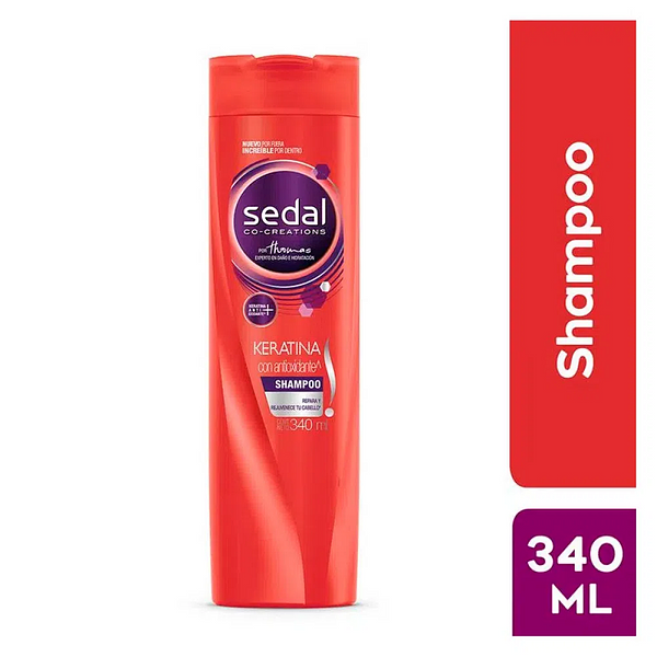 Sedal Shampoo Keratina con Antioxidante 340 ml