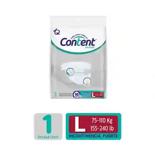 Content Medical Pañal Talla L