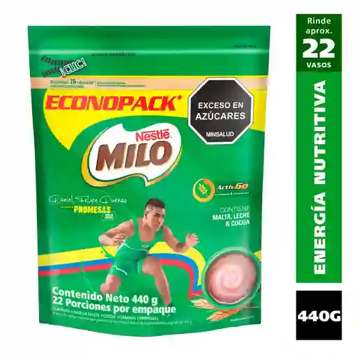 Bebida en Polvo Milo Econopack 440 g