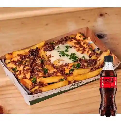 Combo Bacon Cheese Fries + Coca Cola Sin Azúcar 400 ml