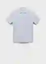 Polo Andrew Celeste Talla XL Hombre Mango