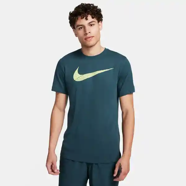 Nike Camiseta M Df Tee 2 Yr Swoosh Verde T.M Ref: FJ2464-328