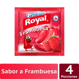 Royal Gelatina Sabor a Frambuesa