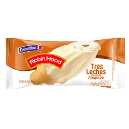 Colombina Cono Helado Robin Hood Sabor Tres Leches