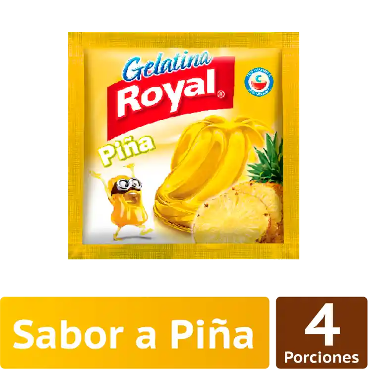 Royal Gelatina Sabor A Pina Bolsa