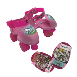 Patines de Iniciación Con Kit de Protección Hello Kitty