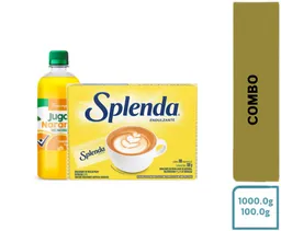 Combo Jugo Naranja + Splenda Edulcorante de Mesa