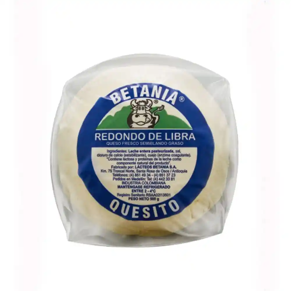 Betania Queso Redondo de Libra