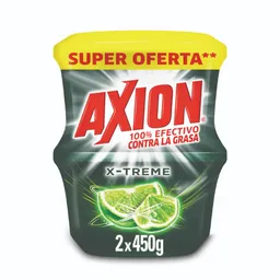 Lavaplatos en Crema Axion Xtreme 2und x450g