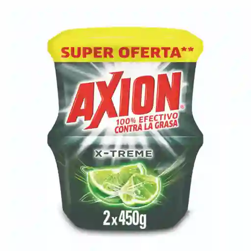 Lavaplatos en Crema Axion Xtreme 2und x450g