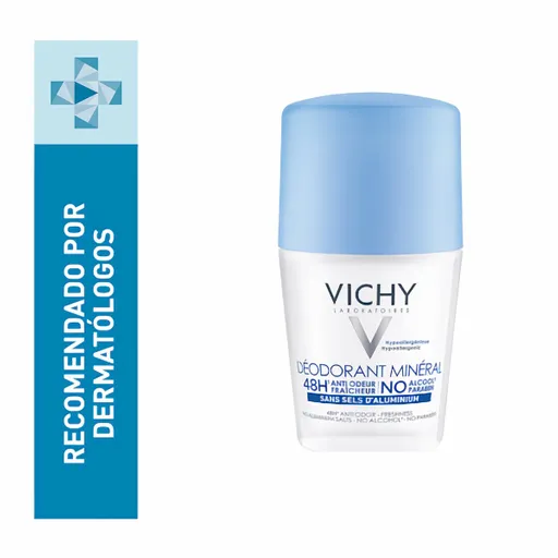Vichy Desodorante en Roll On Mineral sin Alcohol