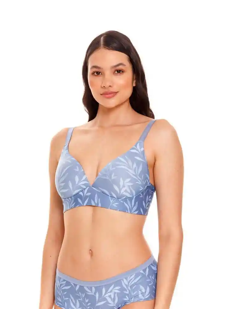 Cachetero Semidescaderado Invisible L - Azul