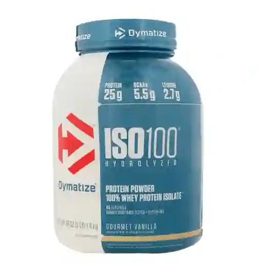 Iso 100 Suplemento Alimenticio Vainilla Dymatize 3 Lb