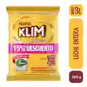 Leche en polvo KLIM Clásica x 360g 15% de descuento
