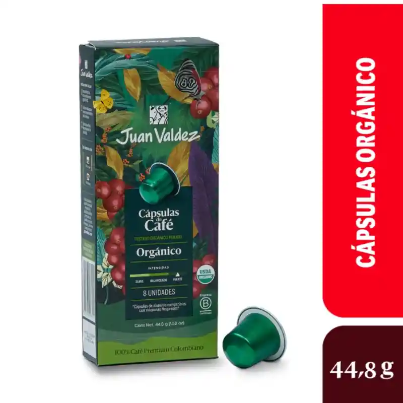 Juan Valdez Café Orgánico en Cápsulas 