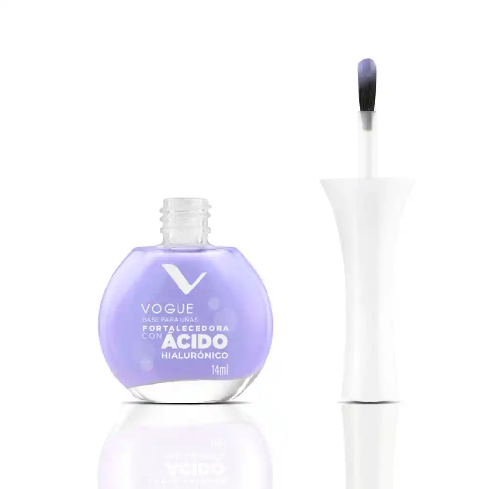 Base Para Uñas Vogue Efecto Spa Fortalecedora Con Ácido Hialurónico 14 Ml