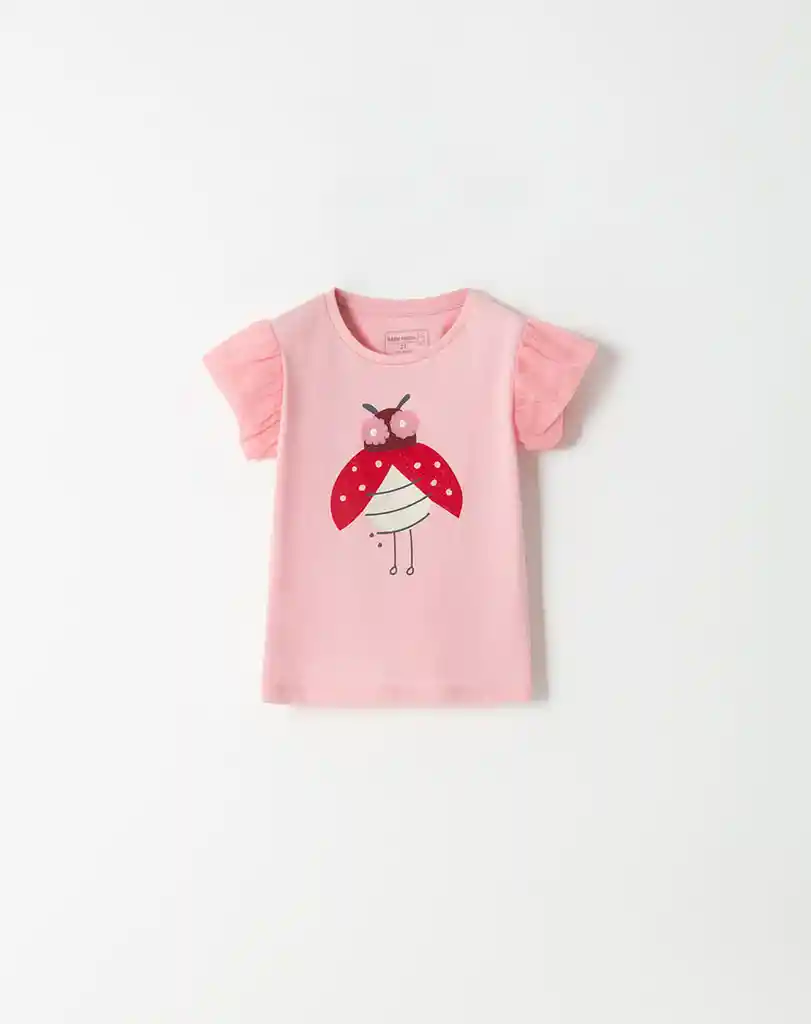 Camiseta Manga Corta Algodón Bebita Nixe Baby Fresh Talla 6t
