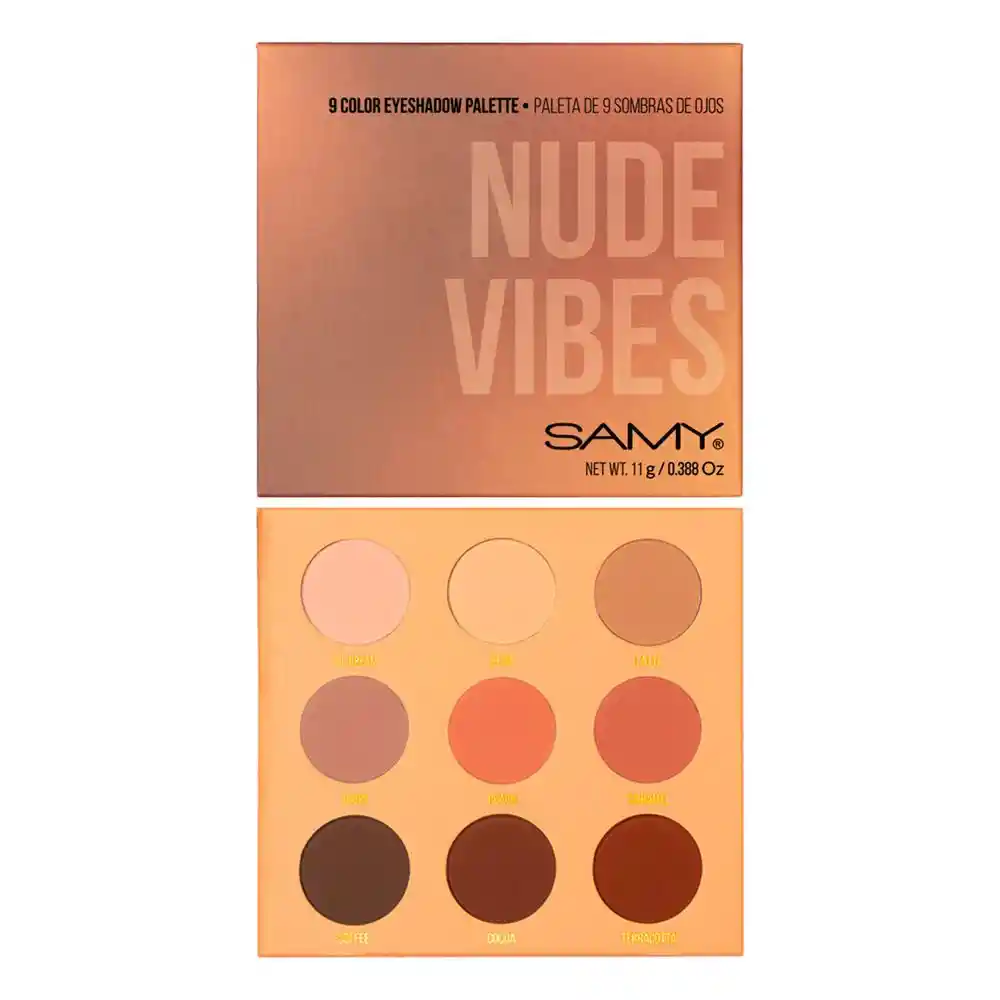 Paleta Sombras Ojos Nude Vibes Samy