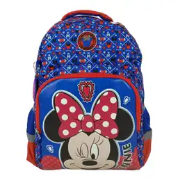 Morral Premium Grande Minnie Mouse Fondo Azul