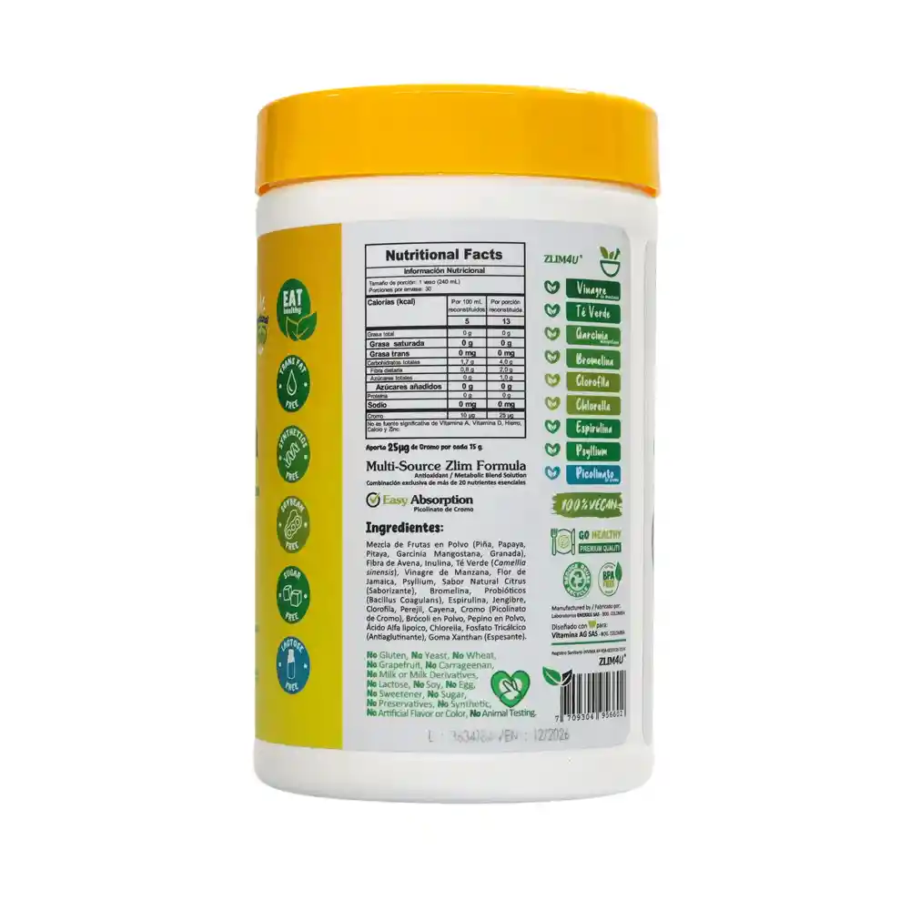 Vinagre Manzana Good Natural Polvo