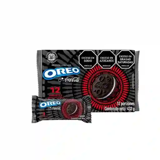 Oreo Galleta Doble Chocolate Edicion Coca-Cola