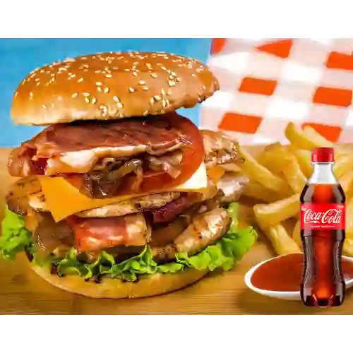 Combo Hamburguesa Súper Especial +Cocacola Orig 400ml