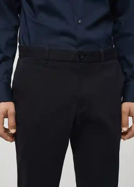 Pantalón Barna Navy Talla 40 Hombre Mango