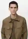 Chaqueta Tom Khaki Talla L Hombre Mango