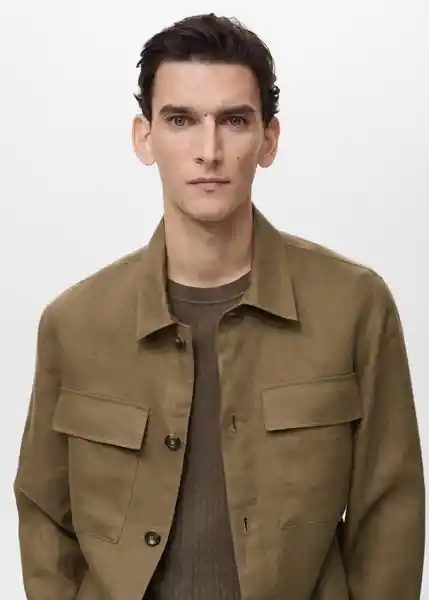 Chaqueta Tom Khaki Talla L Hombre Mango