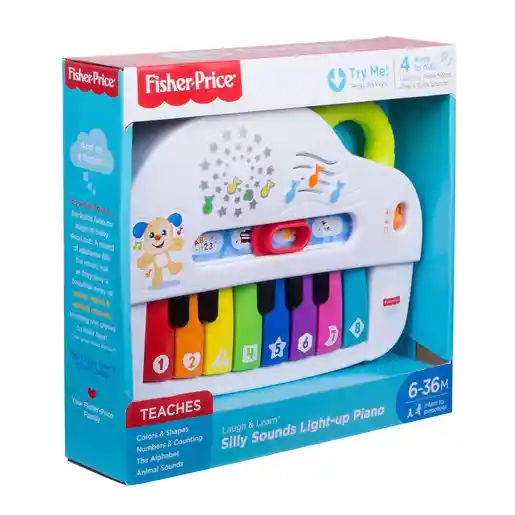 Fisher Price Juguete Didáctico Perrito Piano Sonidos Divertidos