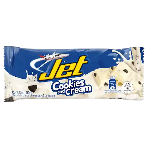 Jet Chocolatina Sabor a Cookies and Cream