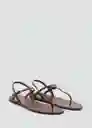 Sandalias Noma Cuero Talla 37 Mujer Mango