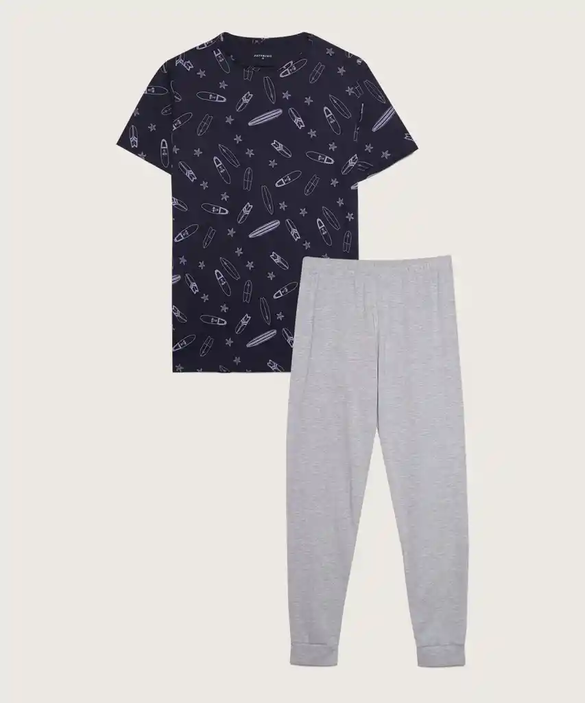 Pijama Camiseta Estampada