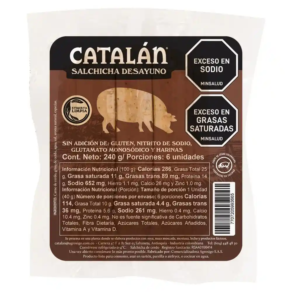 Salchicha Desayuno Catalan