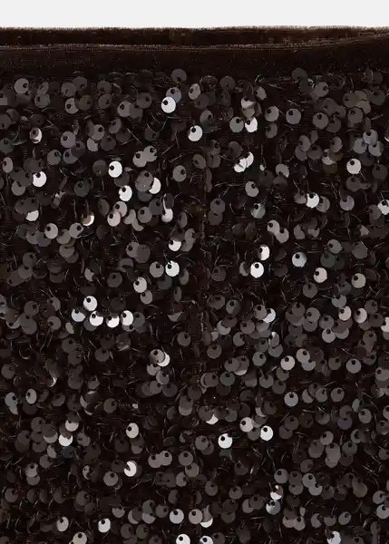 Short Xturner Chocolate Talla XS Mujer Mango