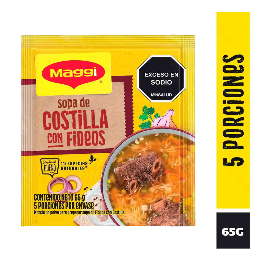Sopa MAGGI Costilla con Fideos x 65g