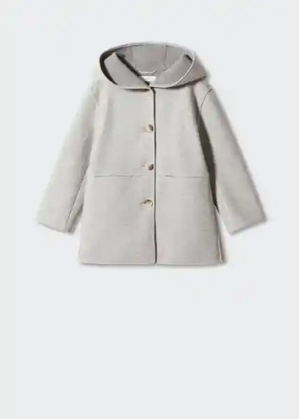 Abrigo Sandra5 Gris Talla 11 Niña Mango