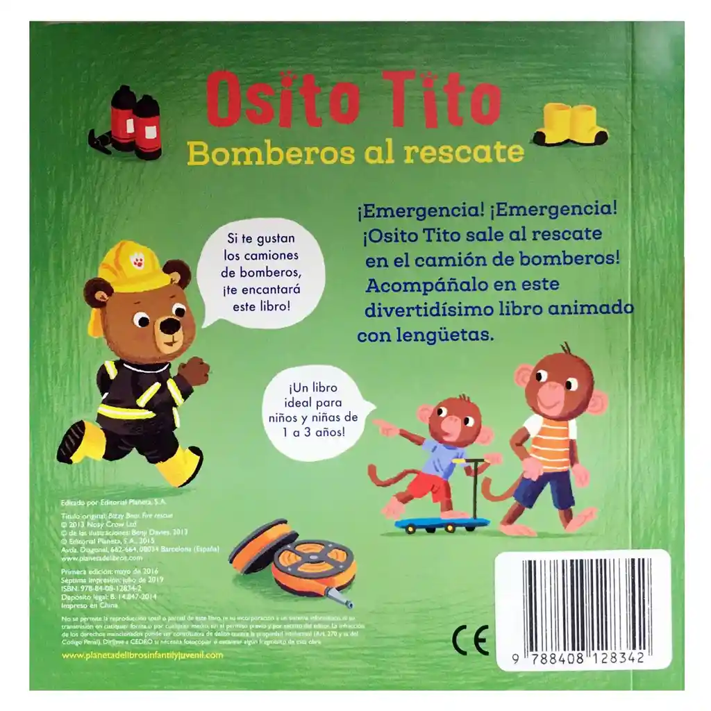 Osito Tito Bomberos al Rescate - Davies Benji