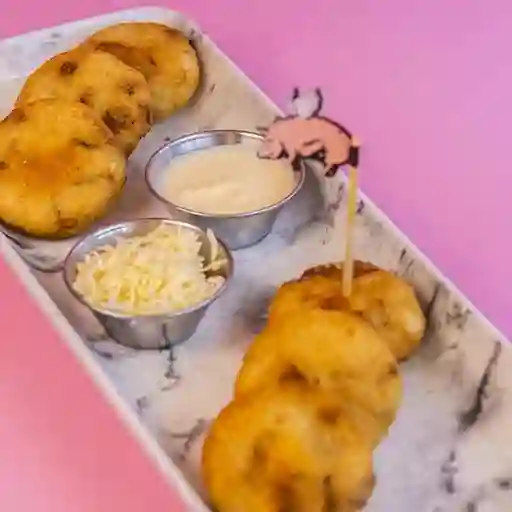 Arepitas De Chicharón Y Queso