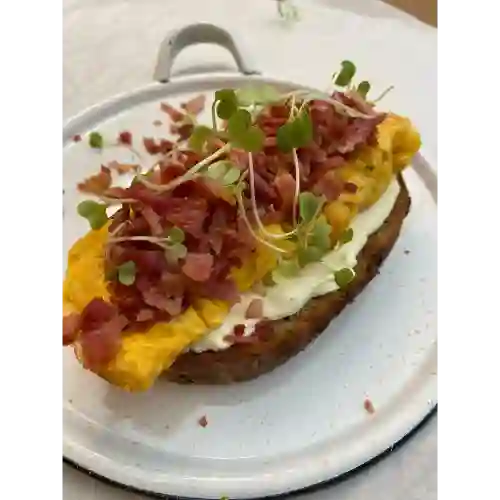 Tostada de Queso Crema