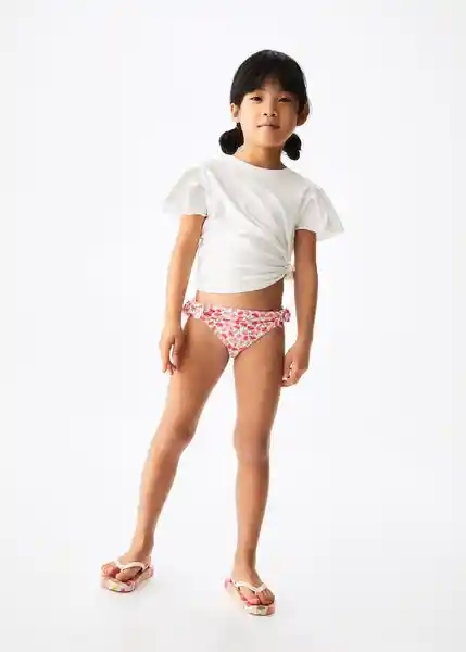 Calzón Bañador Pastelbg Rosa Pastel Talla 53 Niñas Mango
