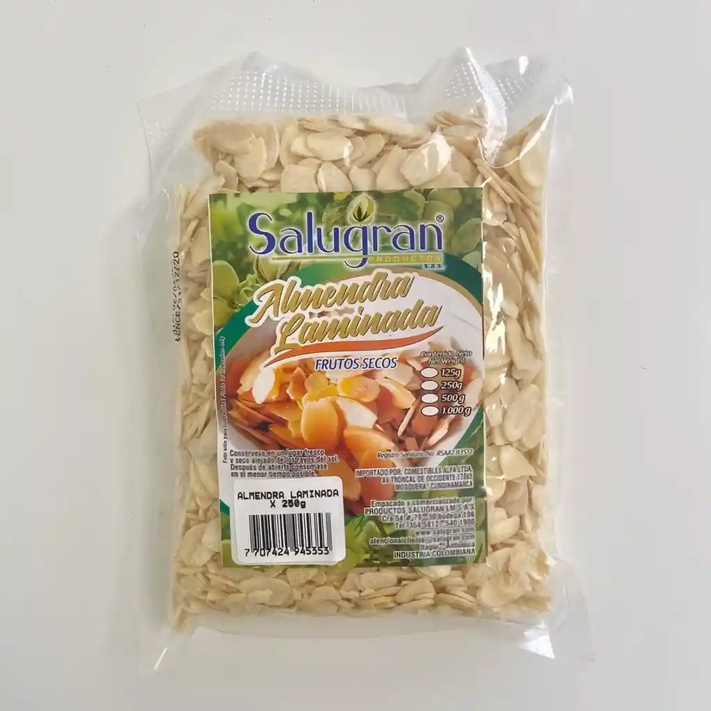 Salugran Almendra Laminada Frutos Secos